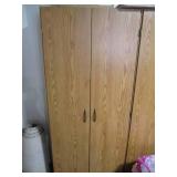 Wood grain laminate 2-Door storage ...