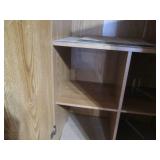 Wood grain laminate 2-Door storage ...