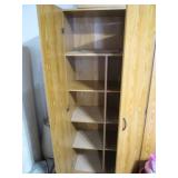 Wood grain laminate 2-Door storage ...