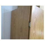 Wood grain laminate 2-Door storage ...