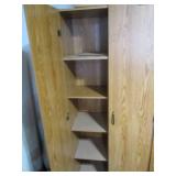 Wood grain laminate 2-Door storage ...
