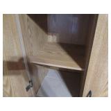 Wood grain laminate 2-Door storage ...