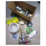 Hummingbird feeders, paint supplies...