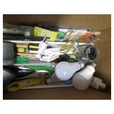 Hummingbird feeders, paint supplies...