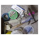 Hummingbird feeders, paint supplies...