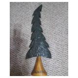 Hand carved and painted wood tree o...