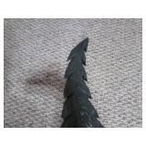 Hand carved and painted wood tree o...