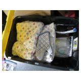 Large tote containing flannel bed l...