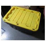 Large tote containing flannel bed l...