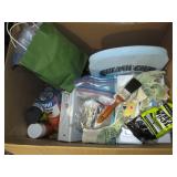 Large box of household and office g...