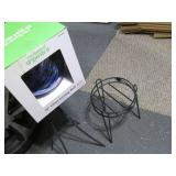 New in box 10" glass Gazing ball pl...