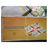 Vintage Parcheesi game, misc home d...