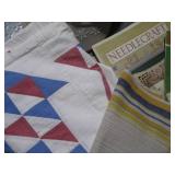 Vintage Parcheesi game, misc home d...