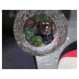 Vintage marbles, Ball caps and othe...