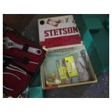 Large Box of painting supplies and ...