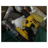 Large Box of painting supplies and ...