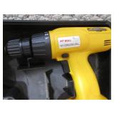 Dewalt case containing (2) Dewalt 1...