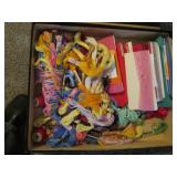 Lot of cross stitch floss and sewin...