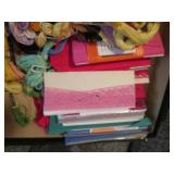 Lot of cross stitch floss and sewin...