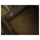 Vintage Tigers-Eye style wood chest...