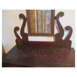 Vintage Tigers-Eye style wood chest...