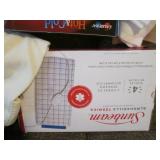 Sunbeam heated blanket, therapy wra...