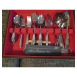 Silverware in a vintage display box...