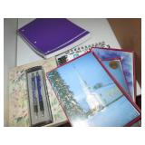 Paper goods, journals, frames and m...