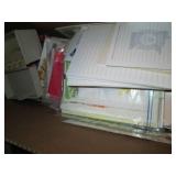 Paper goods, journals, frames and m...