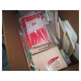 Paper goods, journals, frames and m...
