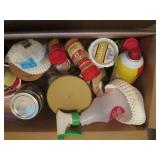 Lot of spices and other kitchen goo...
