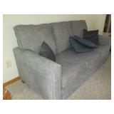 Denim and Cream tone 3-Cushion sofa...