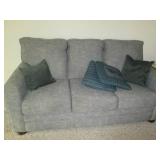 Denim and Cream tone 3-Cushion sofa...