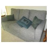 Denim and Cream tone 3-Cushion sofa...