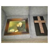 Vintage framed "Grace" by Enstrom 1...