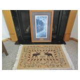 "Serenity I" framed, matted, Signed...