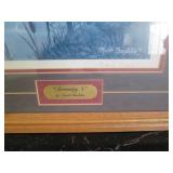 "Serenity I" framed, matted, Signed...