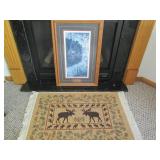 "Serenity I" framed, matted, Signed...