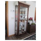 Gorgeous Carved Wood Curio Cabinet ...