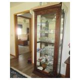 Gorgeous Carved Wood Curio Cabinet ...