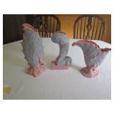 Royal Haeger Potteries vase trio (o...