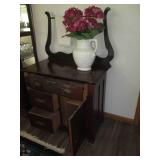 Vintage Entry Wash Basin Cabinet ma...