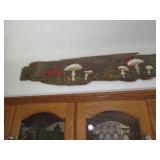 Long barnwood plank with hand paint...