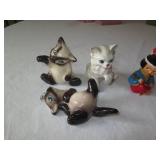 Vintage KREISS Siamese cat salt and...