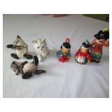 Vintage KREISS Siamese cat salt and...