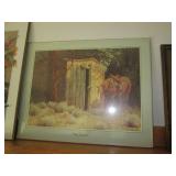 Vintage framed Natural Winter theme...