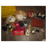 Tote o treasures including a vintag...