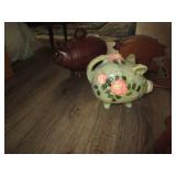 Collection of vintage Wood and cera...