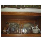 Vintage Bewania themed Stemware plu...