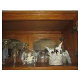 Vintage Bewania themed Stemware plu...